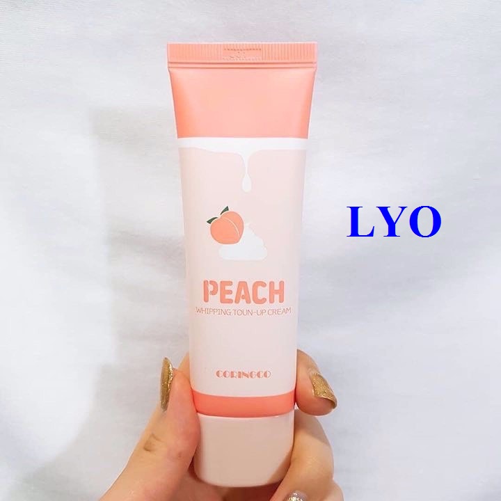 [Chuẩn Auth] Kem Đào Dưỡng Trắng Nâng Tông Da Coringco Peach Whipping Tone Up Cream 50Ml