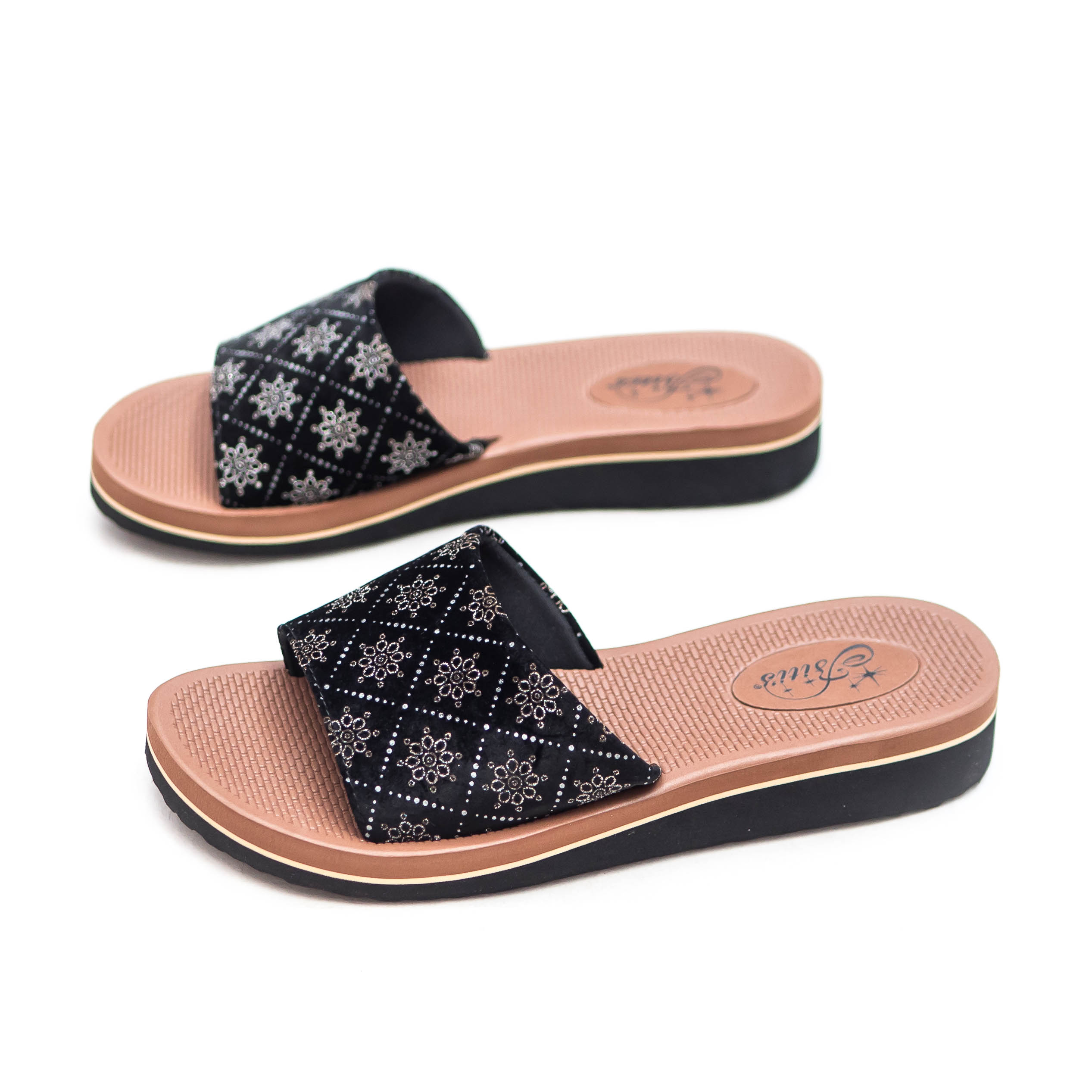 [Hoàn Xu] [HOT BÁN CHẠY] DÉP LÊ QUAI NGANG NỮ BITIS ĐẾ XỐP ÊM NHẸ DXW205300 (ĐEN + NÂU + TÍM ĐẬM) - 