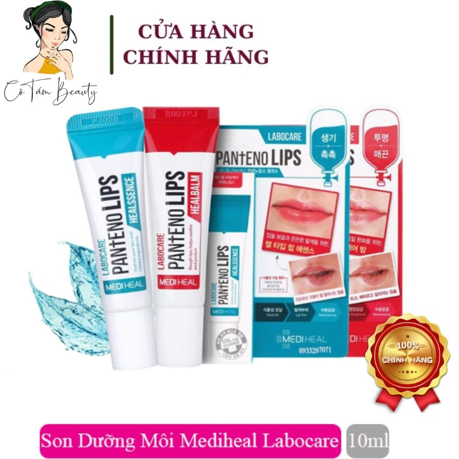 [Hcm]Son Dưỡng Chuyên Dùng Cho Môi Khô Nứt Nẻ Thâm Bợt Màu Nhợt Nhạt Mediheal Labocare Panteno Lips 10Ml