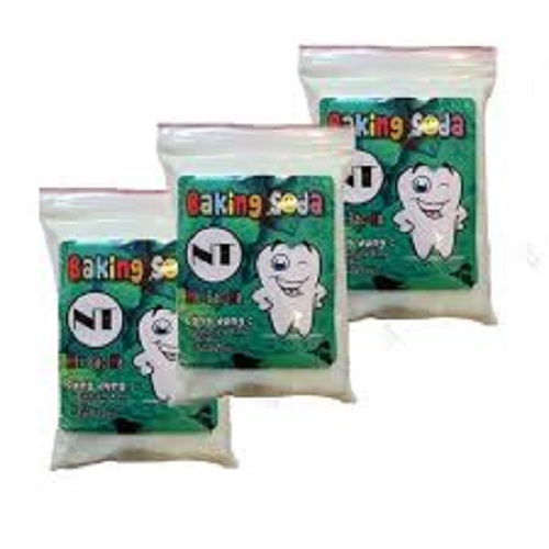 Set 3 Gói Bột Làm Trắng Răng Baking Soda Mix Bạc Hà 50G X 3 Gói