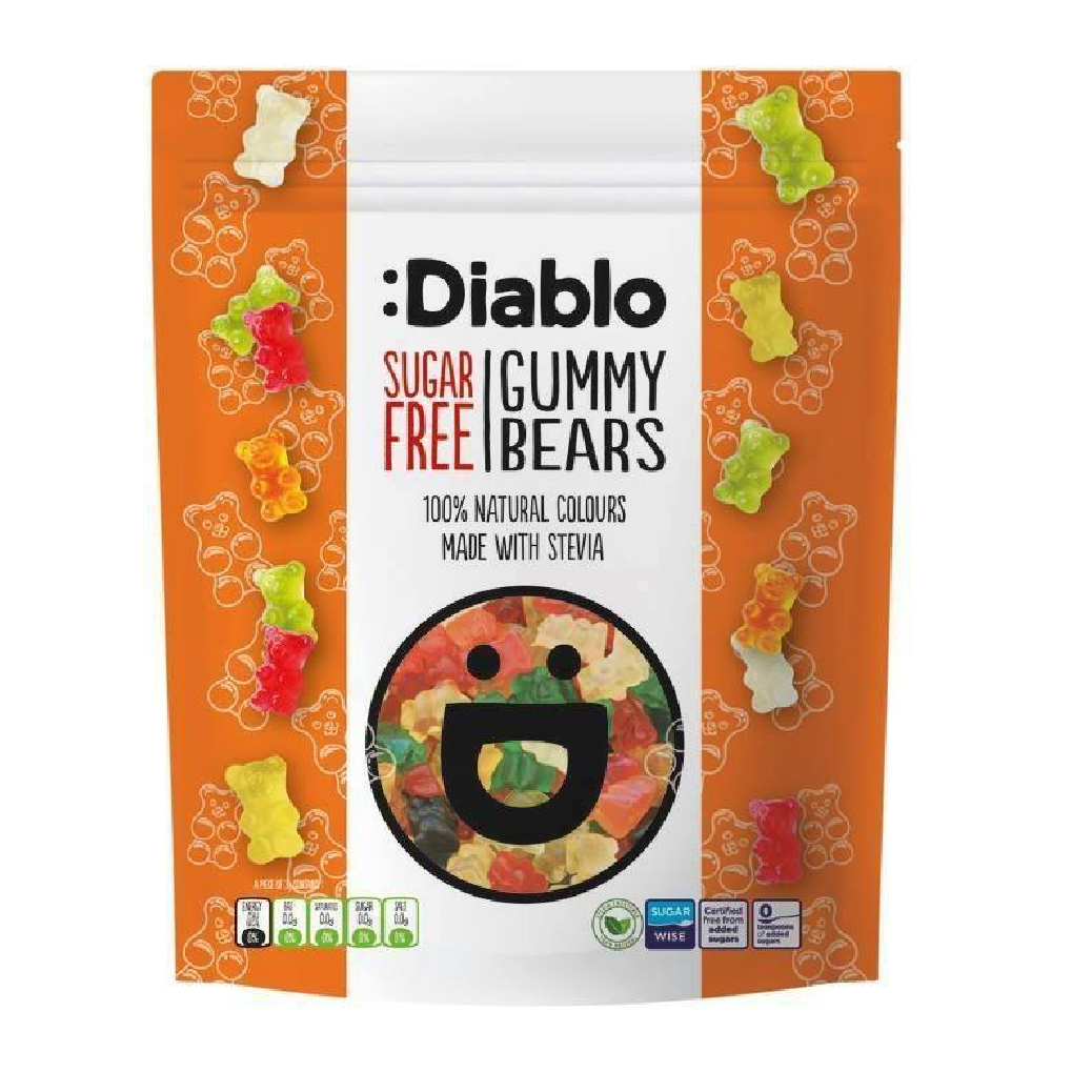 Kẹo Dẻo Diablo Ăn Kiêng Không Đường Gummy Bears Mã: 0761