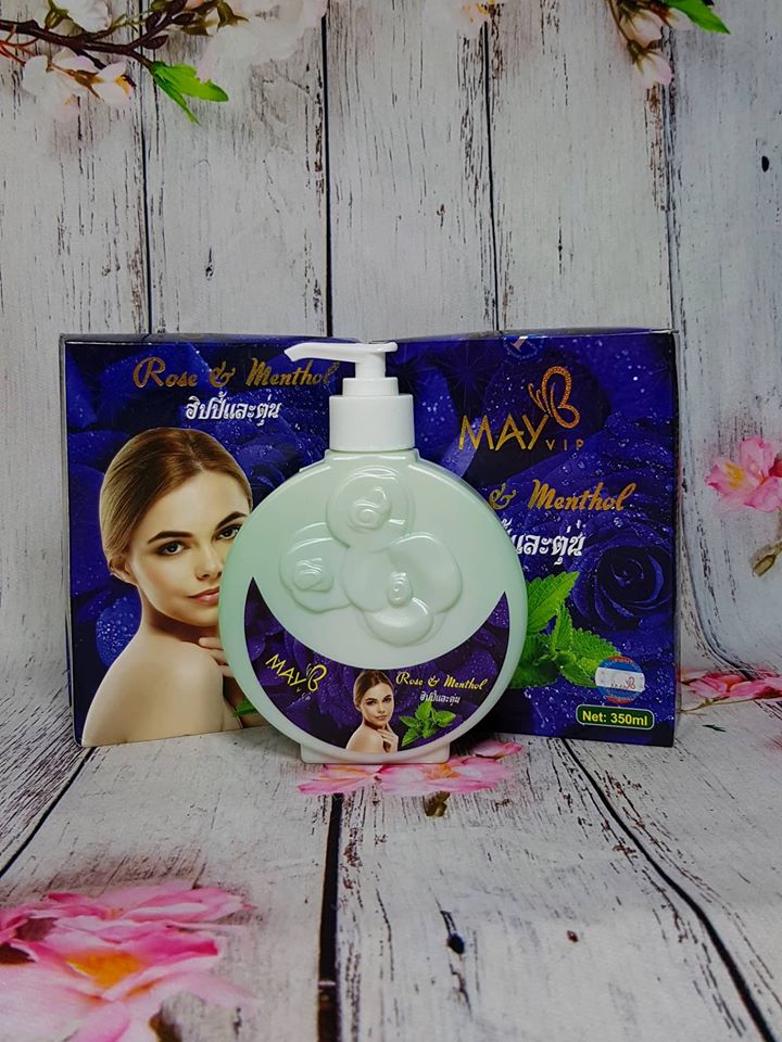 Sữa Tắm Siêu Trắng Bạc Hà MAY VIP 350ml