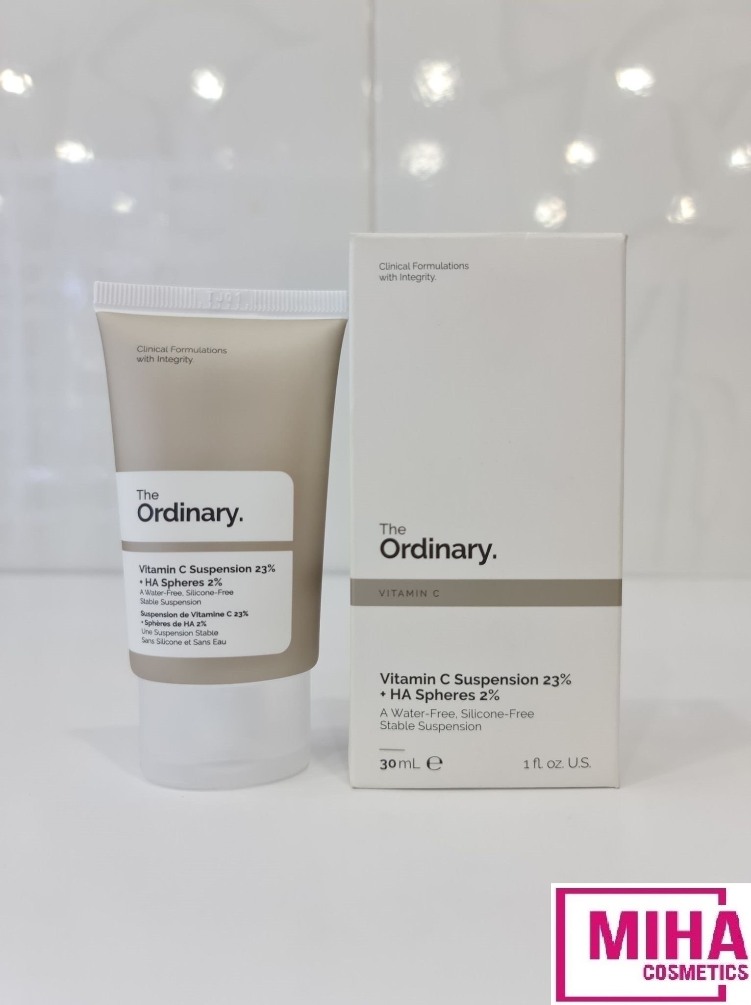 [Hcm]Kem Dưỡng Trắng Nâng Tông Da The Ordinary Vitamin C Suspension 23% + Ha Spheres 2% 30Ml