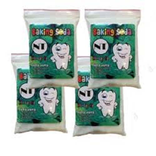 Combo 4 Gói Bột Làm Trắng Răng Baking Soda Mix Bạc Hà 50G X 4 Gói