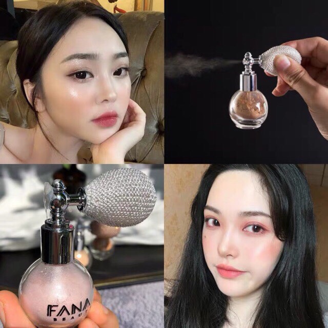 Xịt Nhũ Kim Tuyến Huadi Spray Cho Mặt Và Body Mxx