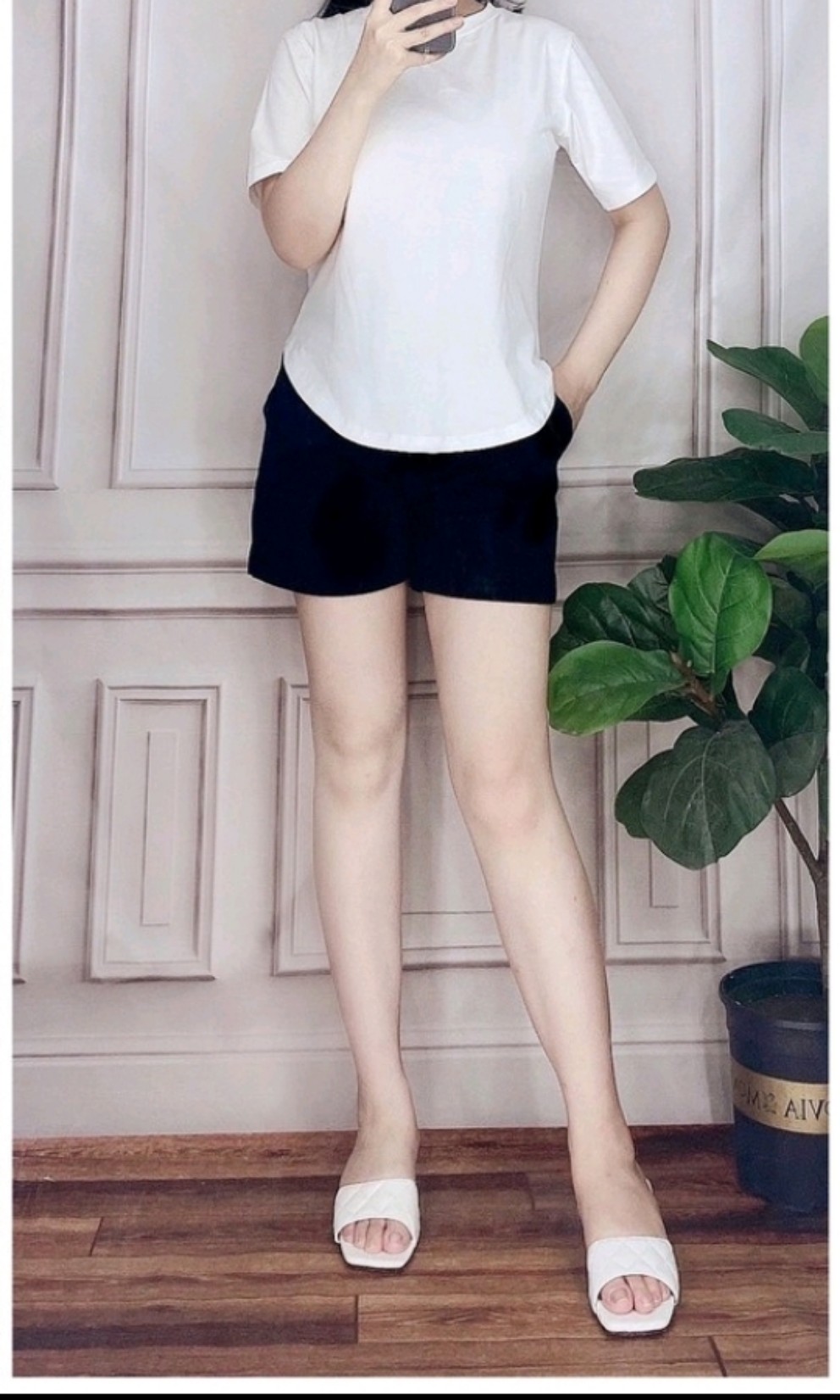 Quần short nữ kaki cao cấp vãi co giãn từ 45-75kg quần đùi short nữ lưng thun có dây rút - hàng đẹpC