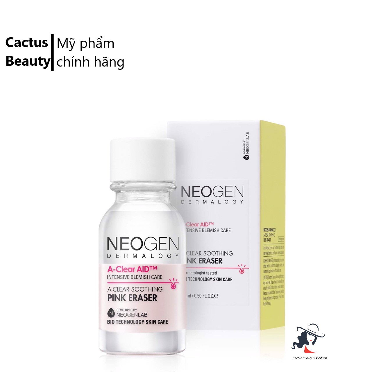 [HCM]Chấm mụn NEOGEN A-CLEAR SOOTHING PINK EARASER 15ml