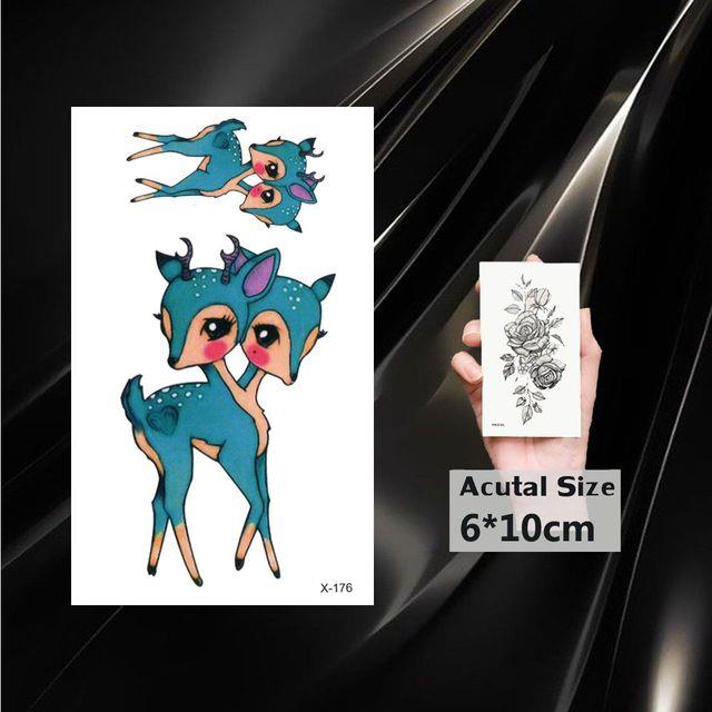 Hình xăm dễ thương cho trẻ em Tay áo Hình xăm tạm thời Nam Ngực Tatoo cho cánh tay Hình xăm không th