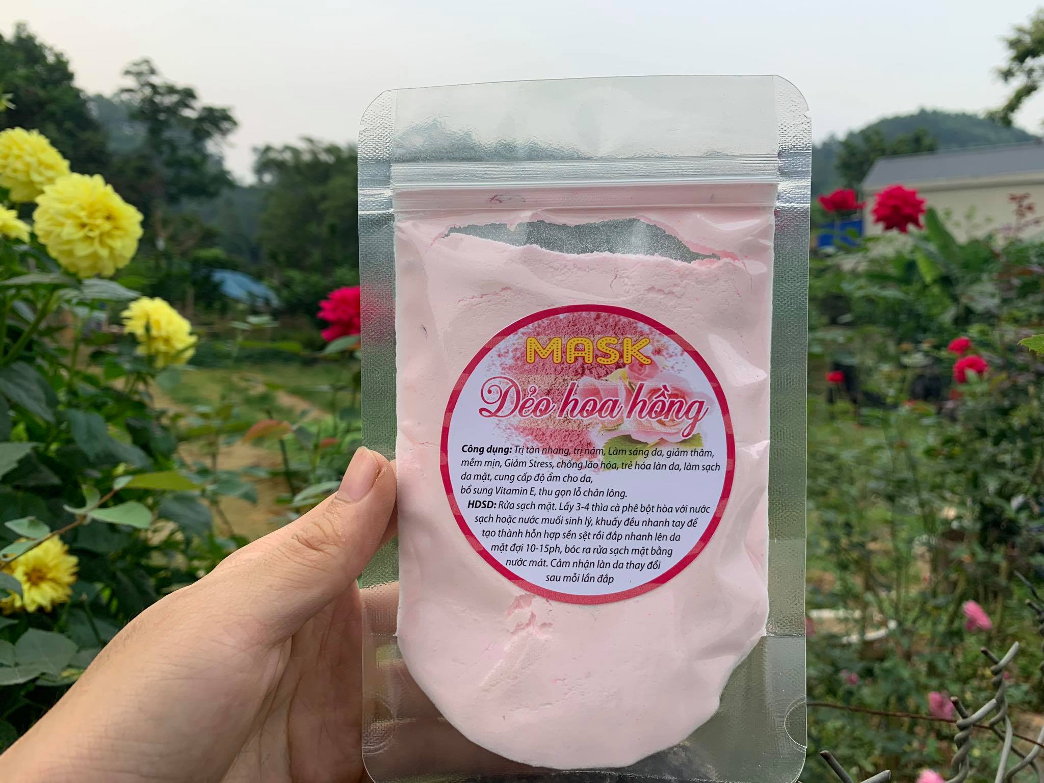 Mặt Nạ Dẻo Hoa Hồng 500Gram