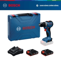 Máy khoan vặn vít pin Bosch GSR 18V-52 – Động cơ không chổi than đầu kẹp kim loại 13mm