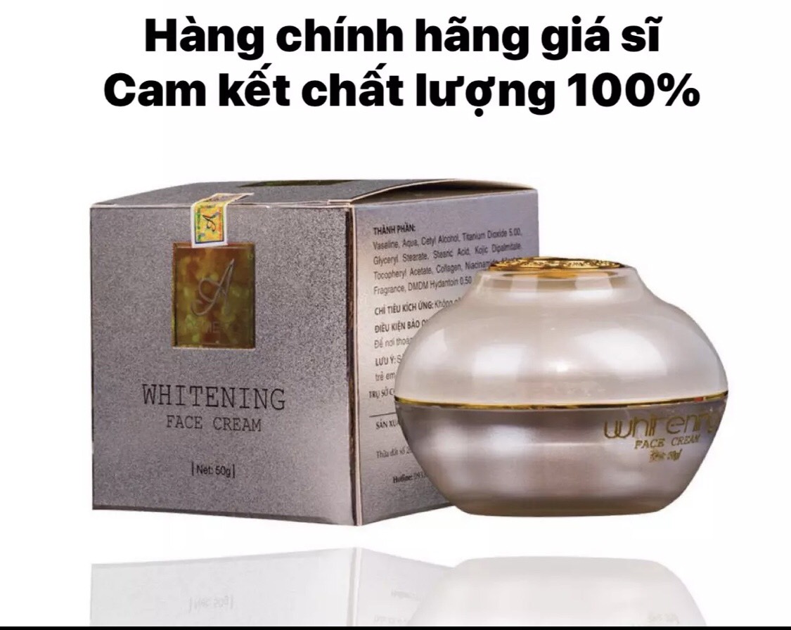 Kem Face Pháp (50 Gam) Mẫu Mới 2020 Kem Dưỡng Da Mặt Chuyên Xóa Mờ Vết Thâm Nám Mịn Da Trắng Hồng Của Công Ty Phương Anh Cosmertics (Hàng Chính Hãng Công Ty 100% - Miễn Ship)