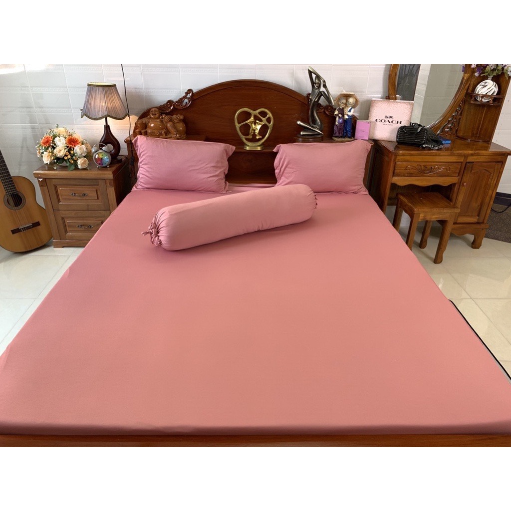 Ga thun lạnh hàn quốc ga bọc nệm ga lẻ không kèm vỏ gối chất vải dày mịn mát dễ vệ sinh - Bảo Bình 2