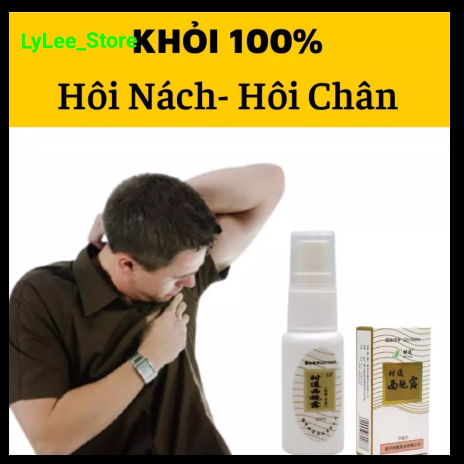 Xịt Hôi Nách Hôi Chân Nội Địa Trung Dùng 1 Lần Được 4 Ngày