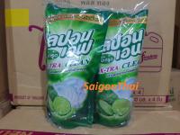 (SGT) Combo 3 túi nước rửa chén LiponF túi 500ml hương Chanh Thái Lan