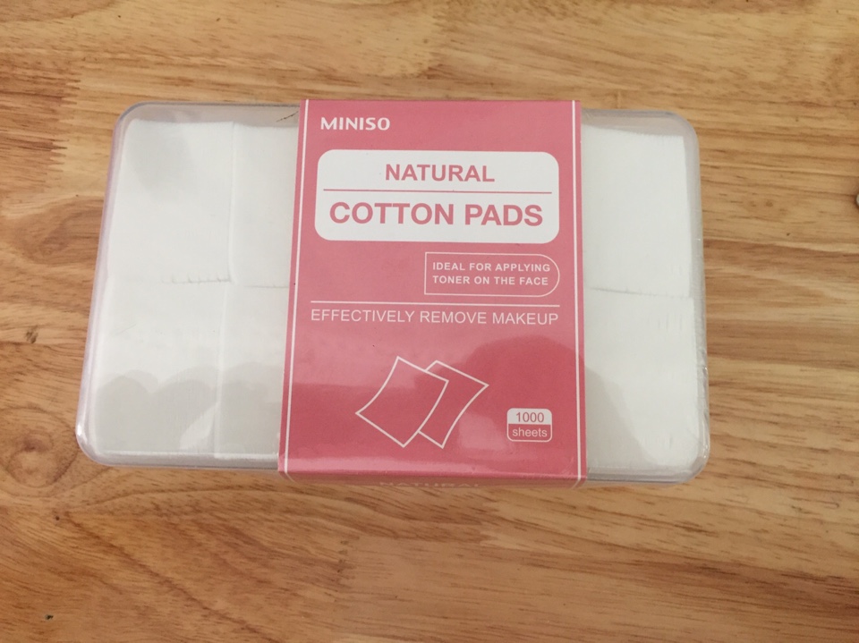 Hộp Bông Miniso 1000 Miếng - Phụ Kiện Làm Đẹp Siêu Rẻ