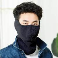 Khẩu trang ninja vải nỉ che kín mặt che tai chống nắng gió lạnh miếng dán sau gáy nam nữ  đi phượt làm việc ngoài trời-khau trang