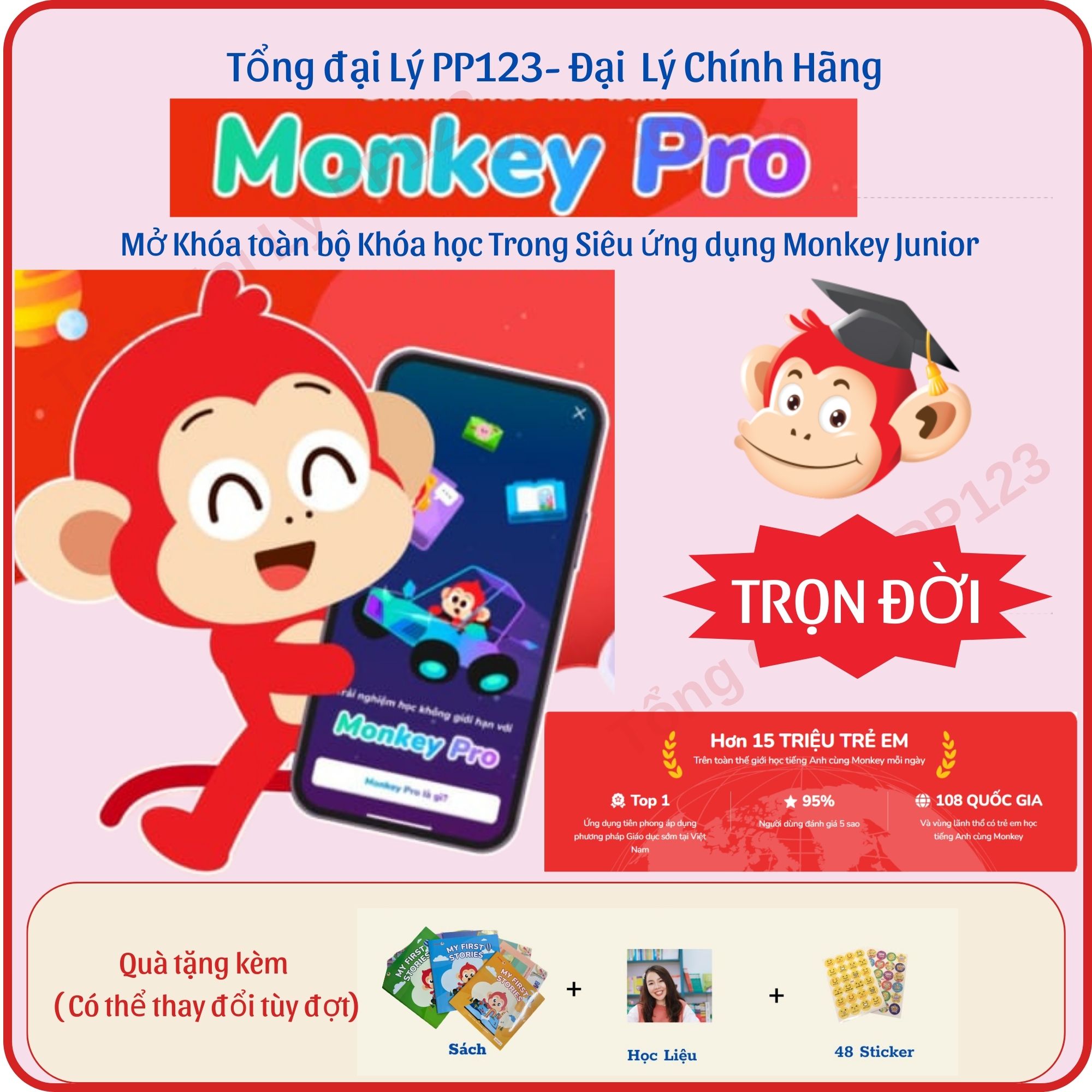 Monkey Pro (Mở toàn bộ siêu ứng dụng Monkey Junior)