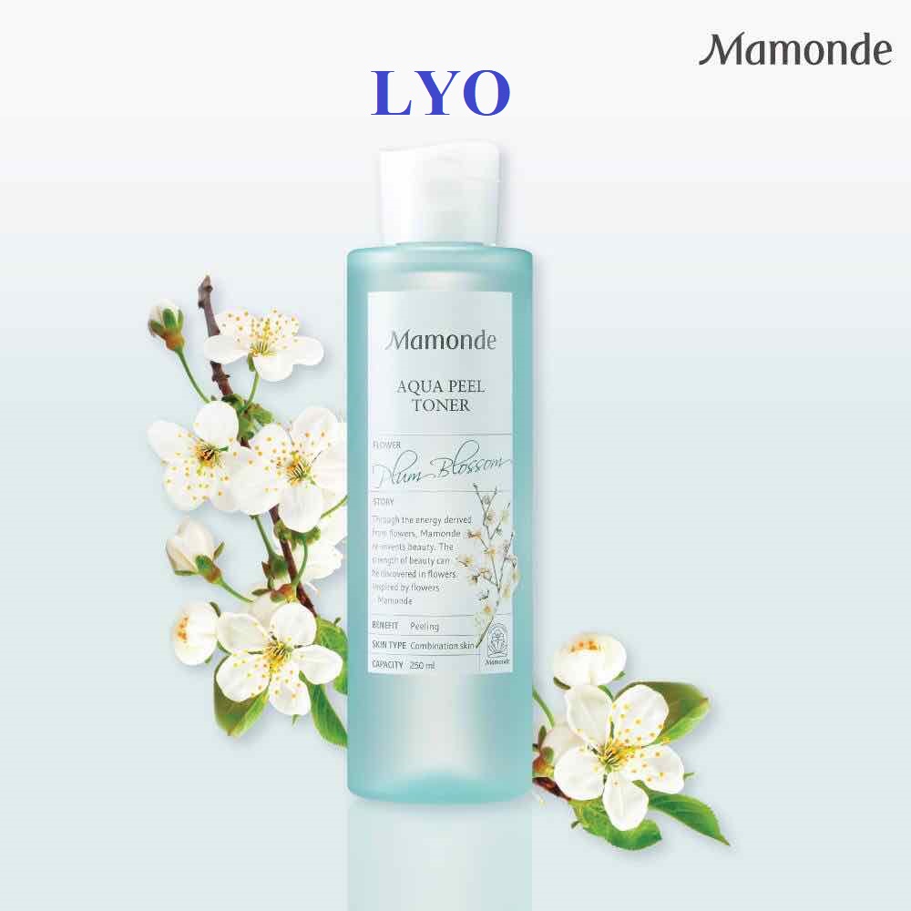 Nước Hoa Hồng Mamonde Aqua Peel Toner Plum Blossom Hàn Quốc 250Ml