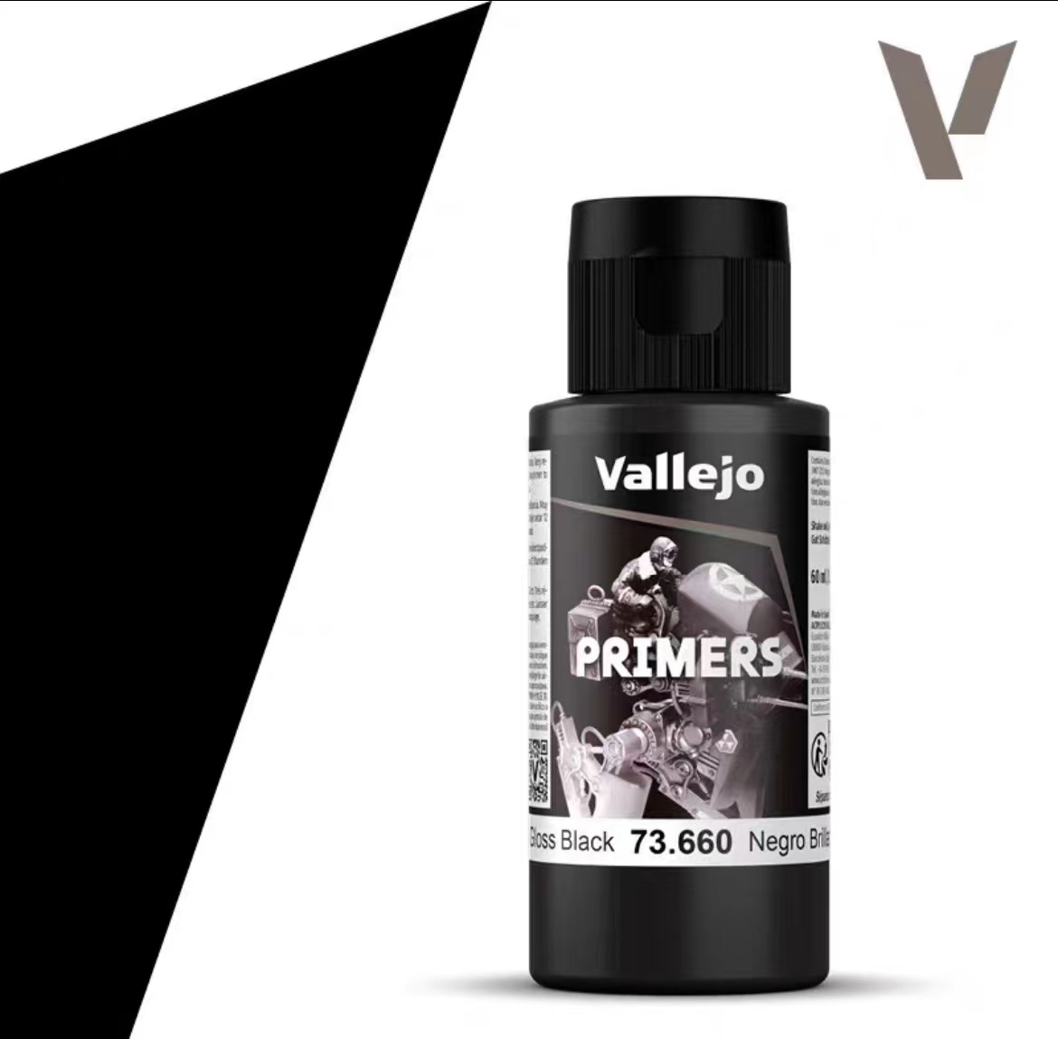 [Tenencia] Sơn lót AV Vallejo dạng xịt sơn gốc nước dùng cho mô hình vẽ tay màu đen trắng xám đất sét chứa nước 70600-73602