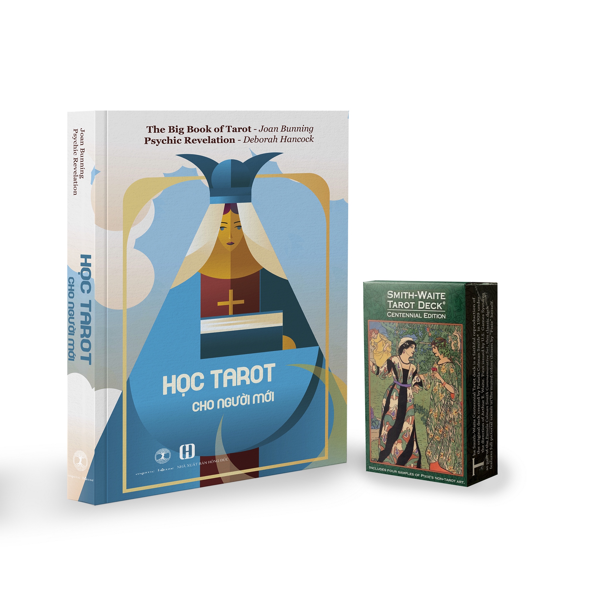 Tarot Combo Bộ Bài Smith Waite Tarot + Học Tarot Cho Người Mới (Mystic House Tarot Shop) - Bài Gốc A