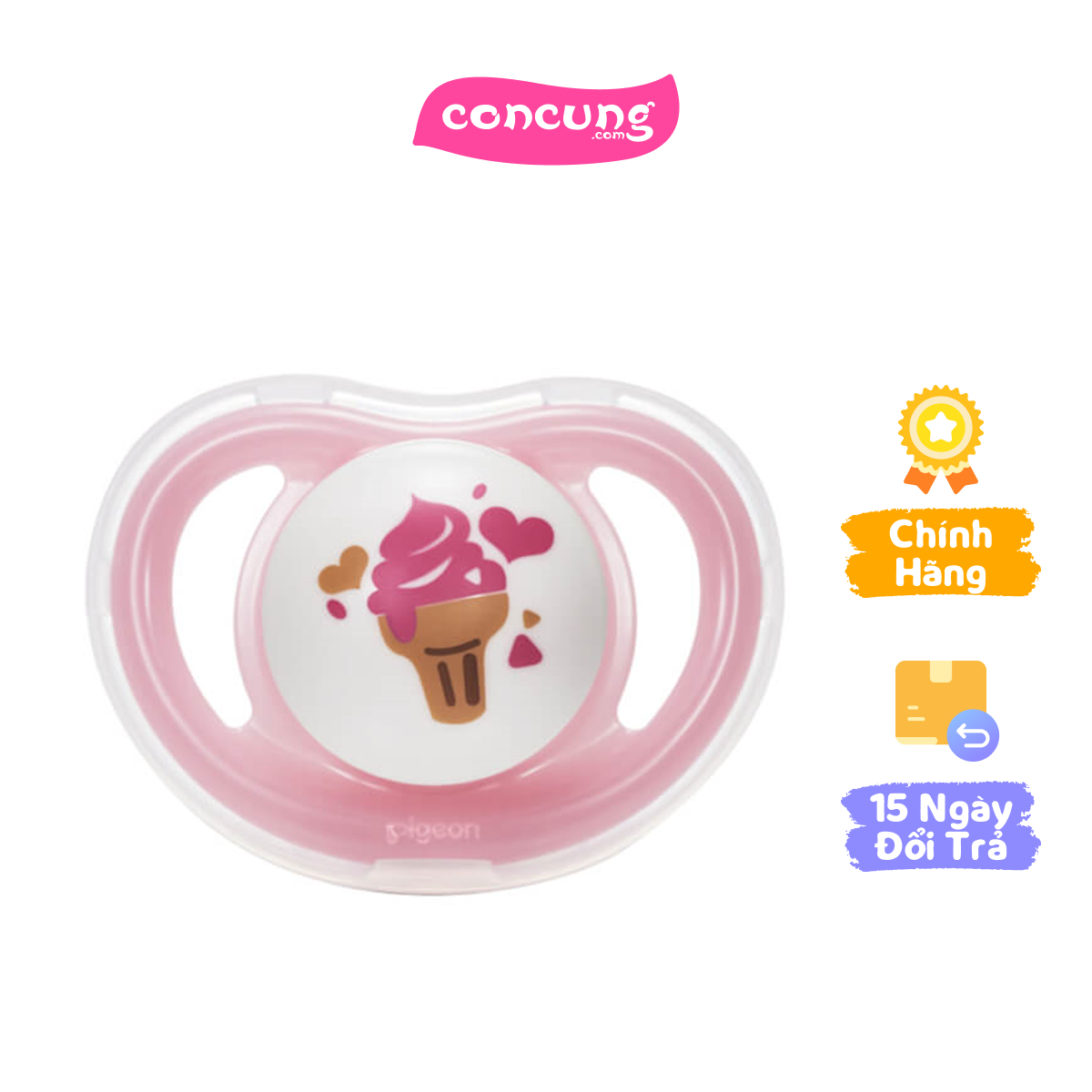 Ty ngậm Mini Light Pigeon size S (0M+ hồng)