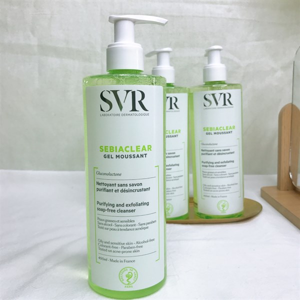 [HCM]Sữa Rửa Mặt SVR Sebiaclear Gel Moussant Không Chứa Xà Phòng 400ml