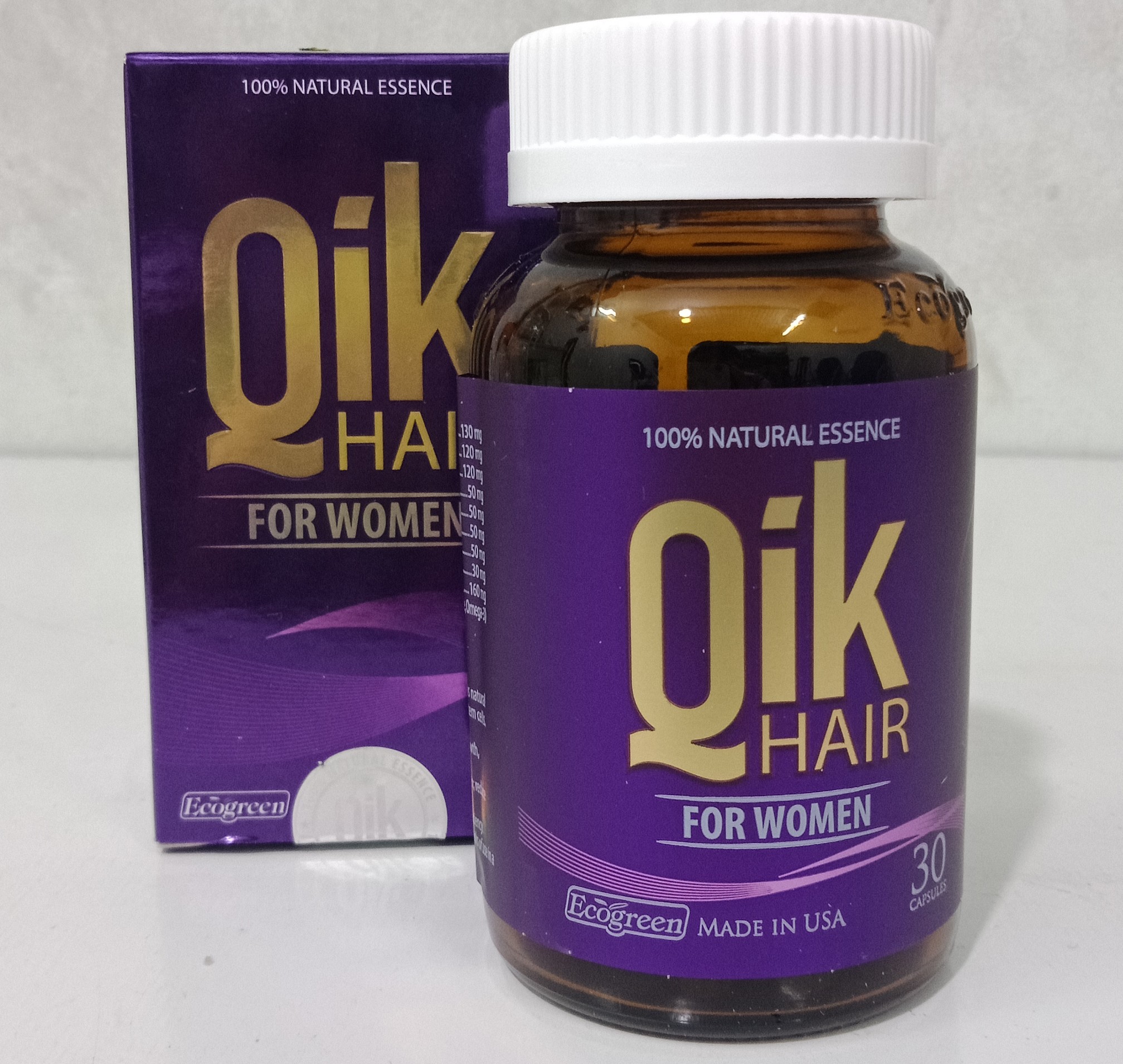 Qik Hair For Women Thúc Đẩy Tế Bào Mầm Tóc Giảm Rụng Mọc Tóc Chắc Khỏe ( Dùng Cho Nữ)