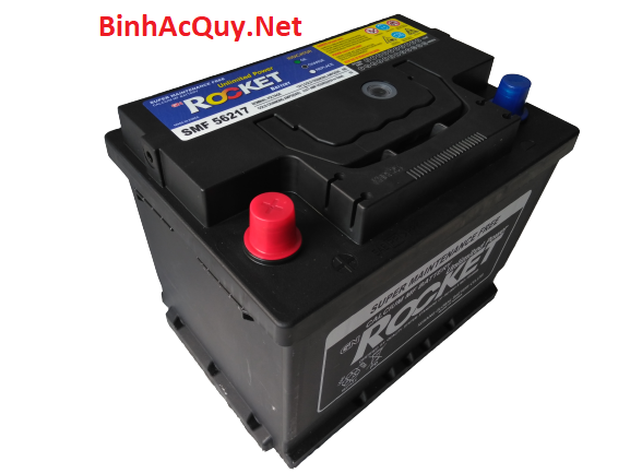 Bình ắc quy Rocket 56217 (R) 12V - 62AH cho các dòng xe FORD Laser Fiat Spectra