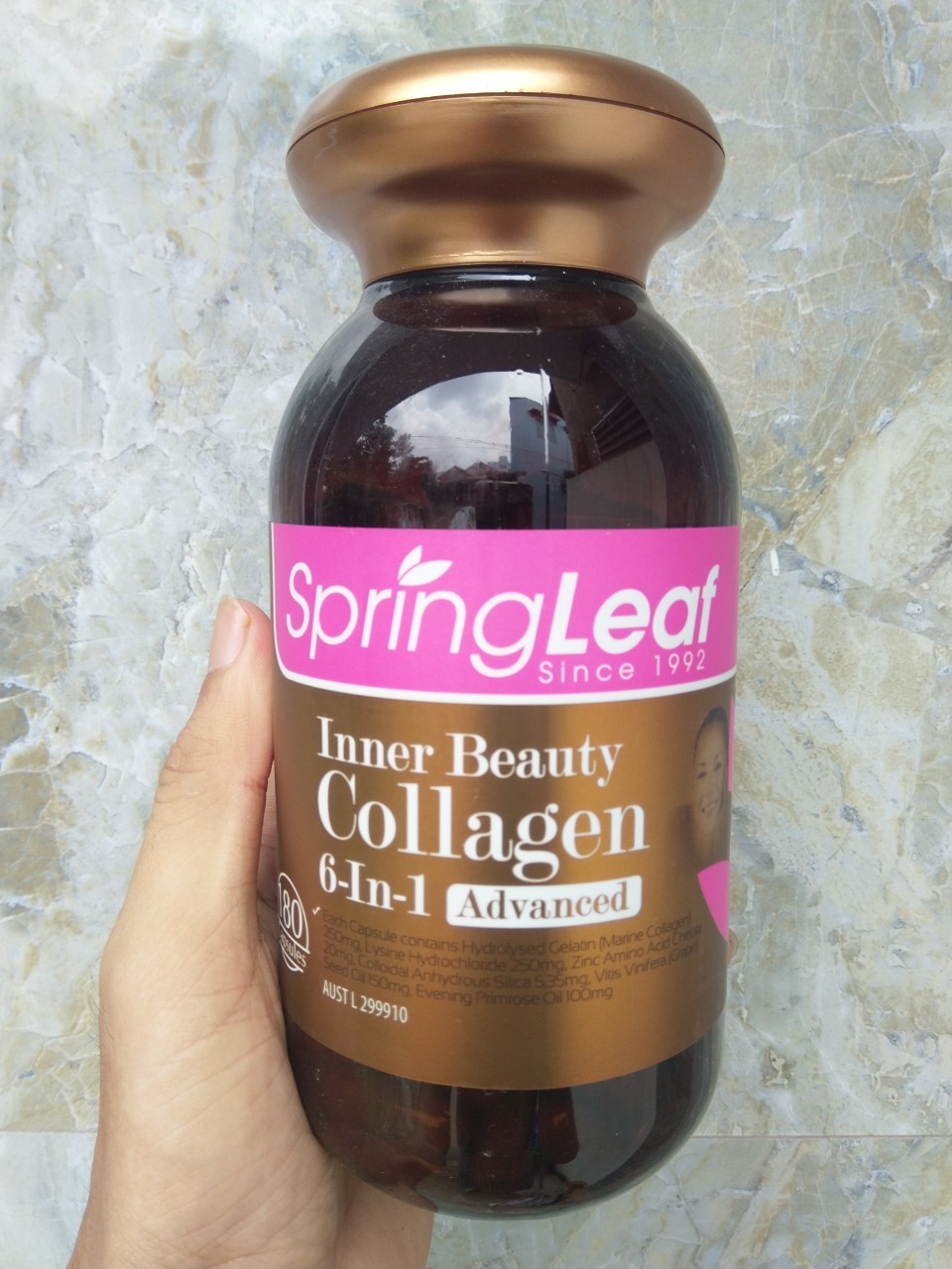 [Hcm]Viên Uống Collagen Springleaf - Inner Beauty Collagen 6 Trong 1 Advanced 180 Viên