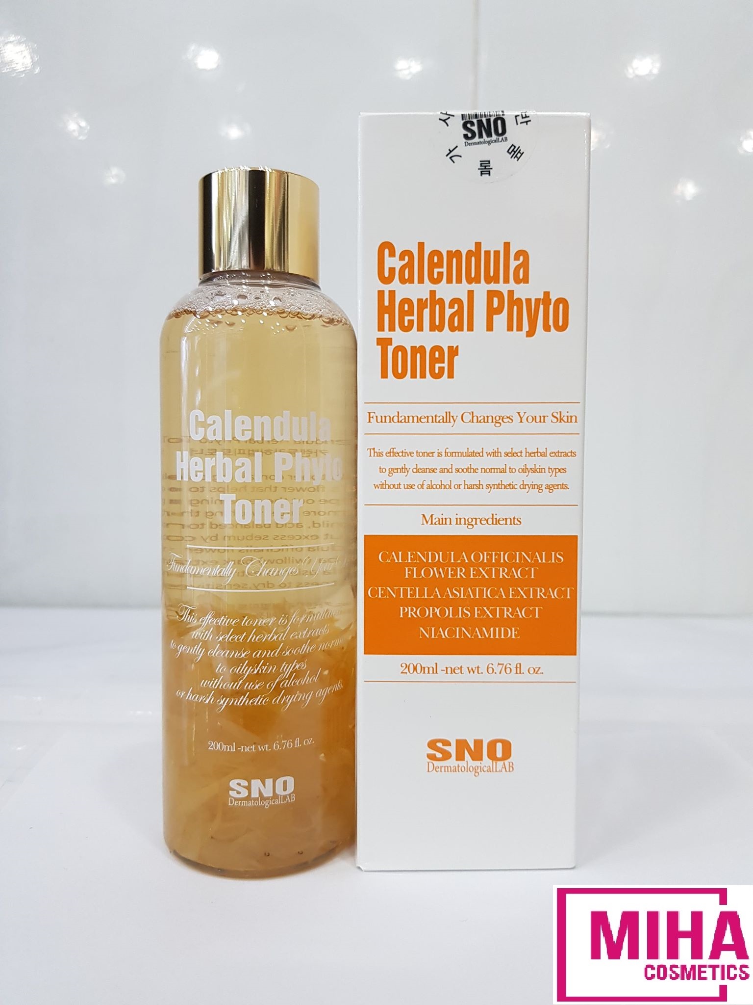 [Hcm]Nước Hoa Hồng Hoa Cúc Sno Calendula Herbal Phyto Toner 200Ml