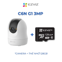 [MỚI] Camera WIFI EZVIZ C6N G1 3MP 2K - Quan Sát Không Góc Khuất Hẹn Giờ Cảnh Báo AI Phát Hiện Người Ban Đêm Có Màu