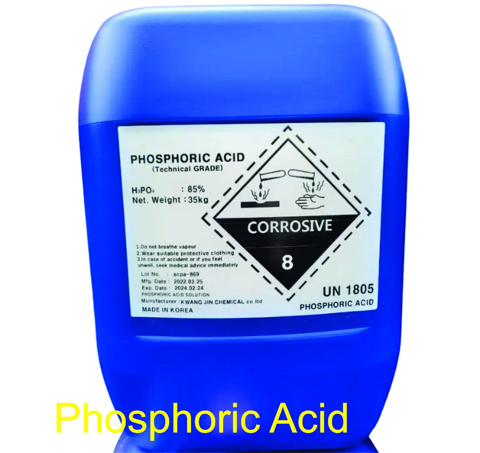 Dung dịch Photphoric acid H3PO4 85% dùng để hạ PH nước