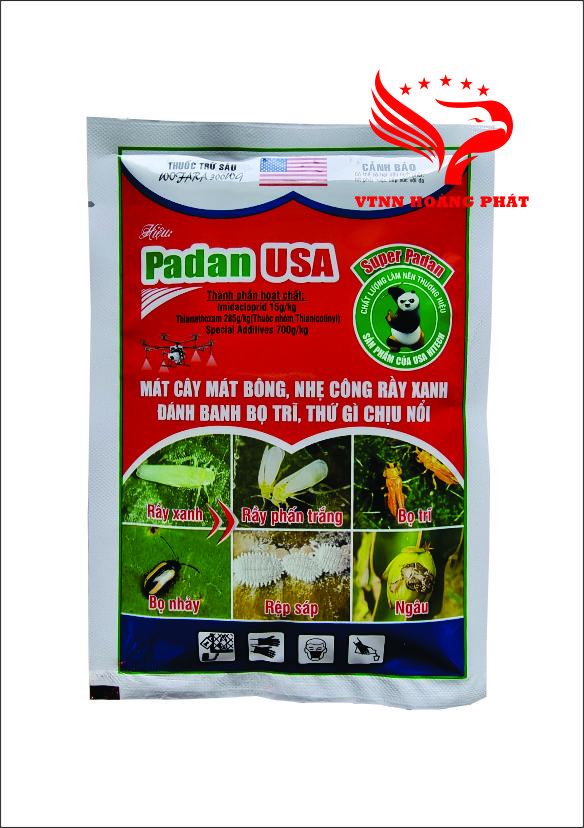 PADAN USA 50G - Phòng Trừ Rầy xanh Rầy Trắng Bọ Trĩ Rệp - Mát Cây Mát Bông