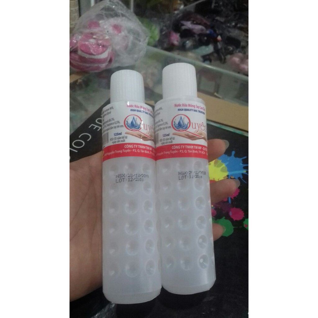 Combo 2 Chai Nước Tẩy Sơn Móng Tay 125Ml