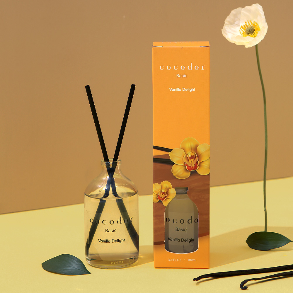 Tinh dầu thơm phòng Cocodor xuất xứ Hàn Quốc Basic Reed Diffuser 100ml | Vanilla Delight Tinh dầu thơm phòng Cocodor xuất xứ Hàn Quốc Basic Reed Diffuser 100ml | Vanilla Delight