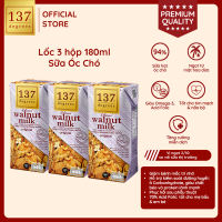 [ĐƠN 1TR TẶNG 1 QUÀ NGẪU NHIÊN] Thùng 12 Lốc  Sữa Hạnh Nhân 137 Degrees 180ml Nguyên Chất Có Vị Ngọt Từ Mật Hoa Dừa/Không Đường Healthy Thái Lan