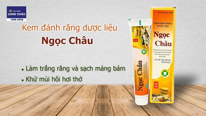 Kem Đánh Răng Dược Liệu Ngọc Châu 170Ml