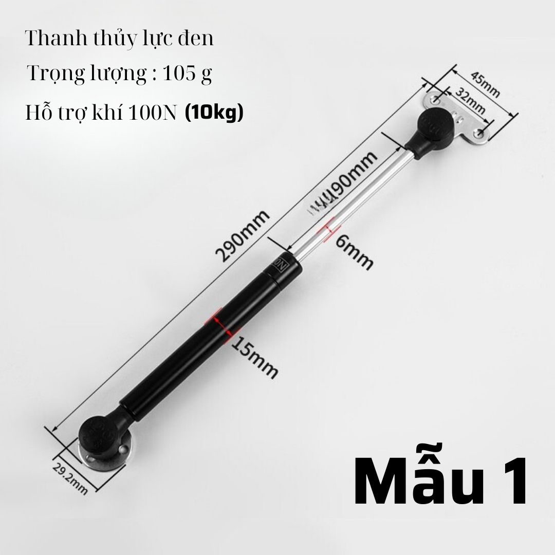 Nâng Cánh Tủ Bếp Tay Đẩy Thuỷ Lực Cửa 100N bản lề đẩy tự động kích nâng giữ cửa tủ ty hơi tay co thu