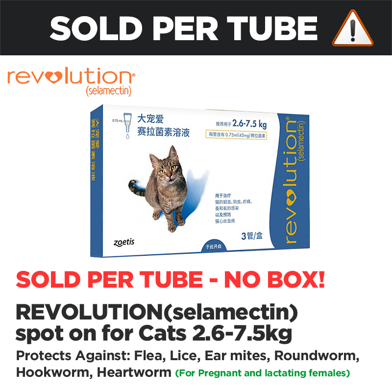 ZOETIS Revolution Plus - Nhỏ Gáy Phòng Ngừa & Loại Trừ Bọ Ve Rận Cho Chó Mèo