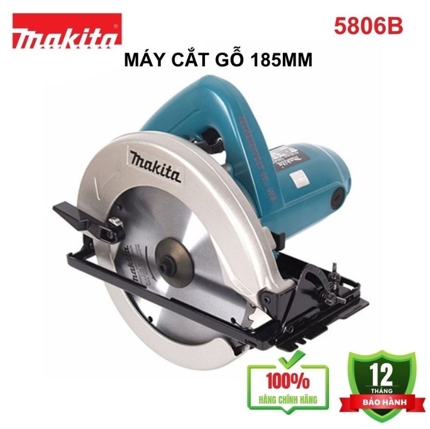 Máy Cưa Gỗ Nhật Bãi Cưa Đĩa Bãi Nhật Máy Cắt Gỗ Makita 5806b (185mm) Công Suất Lớn - Đĩa Cắt 1 Tấc 8