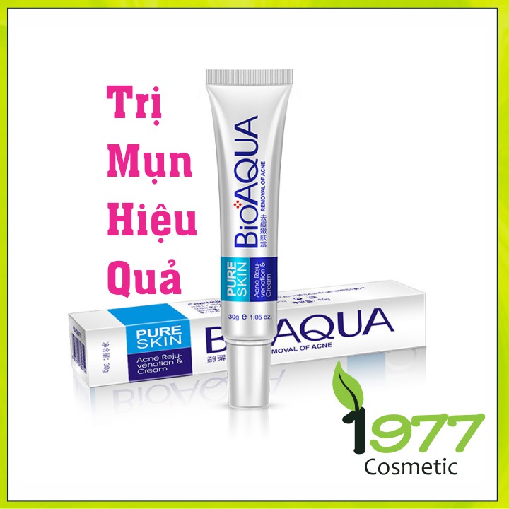 Kem Mụn Trứng Cá Thu Nhỏ Lỗ Chân Lông Bioaqua Hiệu Quả Hàng Nội Địa Trung Làm Dịu Sự Hình Thành Các Mô Da Tốt Cũng Như Ngăn Ngừa Sẹo