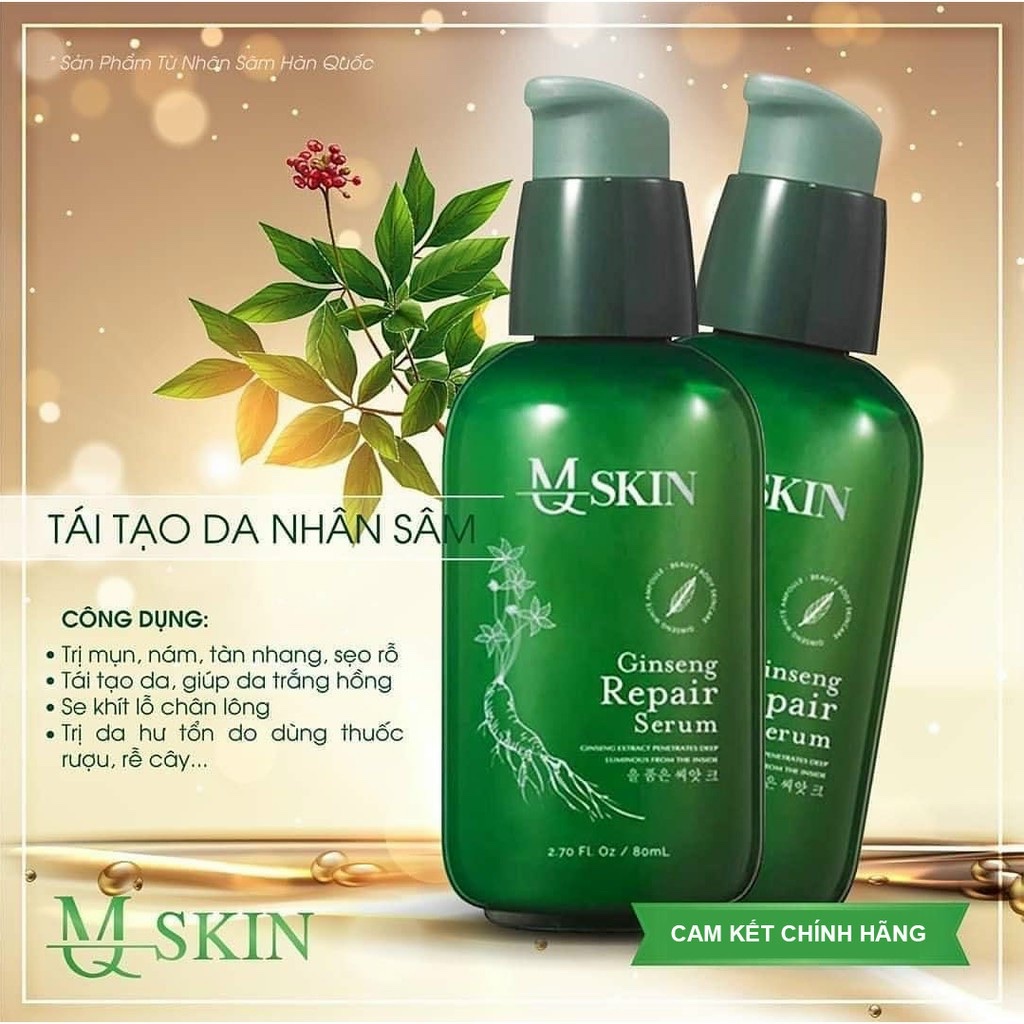 [Hcm](Hàng Chính Hãng) Serum Tái Tạo Da Serum Trị Mụn Mq Skin Serum Thay Da Sinh Học Serum Tái Tạo Da Chiết Xuất Nhân Sâm