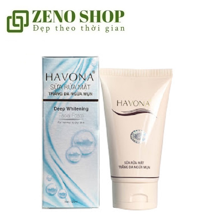 [HCM][SALE OFF - HSD 12/2021] Sữa rửa mặt trắng da ngừa mụn Havona Deep Whitening 120ml