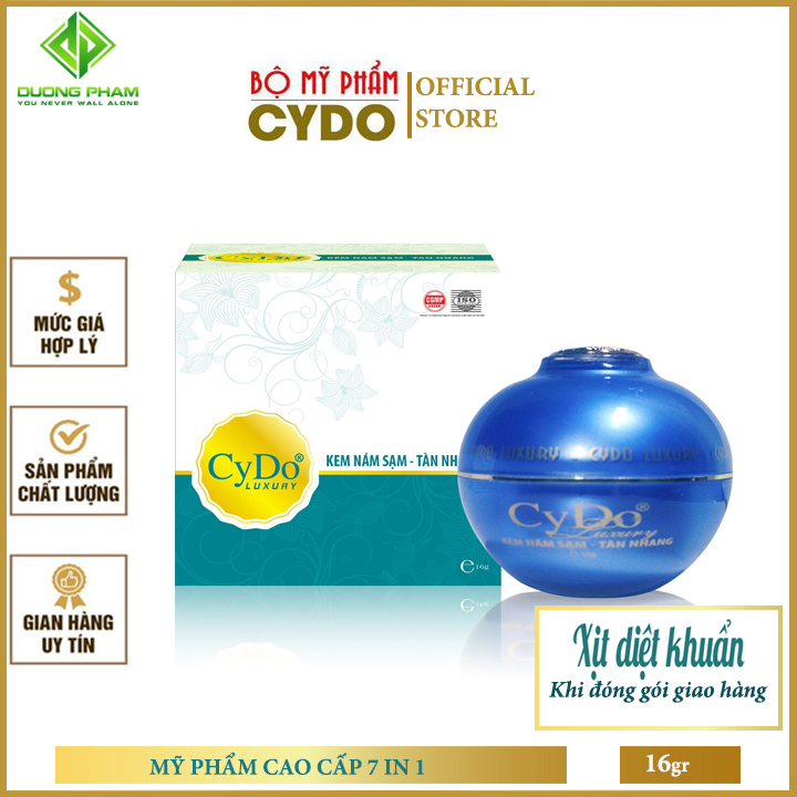 { Chính Hãng } Kem Trị Nám Sạm Tàn Nhang Luxury CyDo 16gr