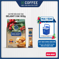 Cà phê sữa hòa tan K Coffee Delight 3in1 612g Túi 36 gói