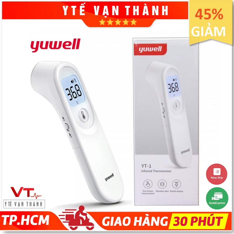 ✅ [Hàng Có Sẵn!!!] Nhiệt Kế Hồng Ngoại Đo Trán - Yuwell Yt - 1 Đo Cực Nhanh 0.5 Giây Vt0351 [ Y Tế Vạn Thành ]