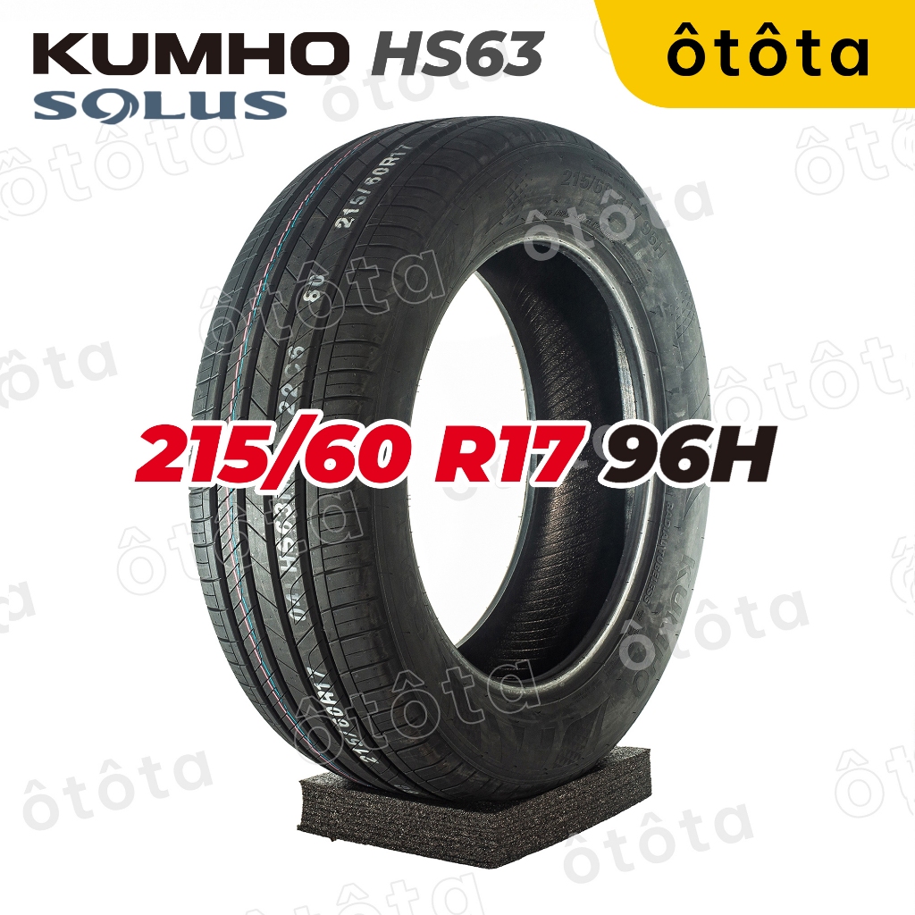 Lốp Kumho 215/60 R17 96H Solus HS63 - Chính hãng BH 5 năm (215/60R17 215 60 R17)