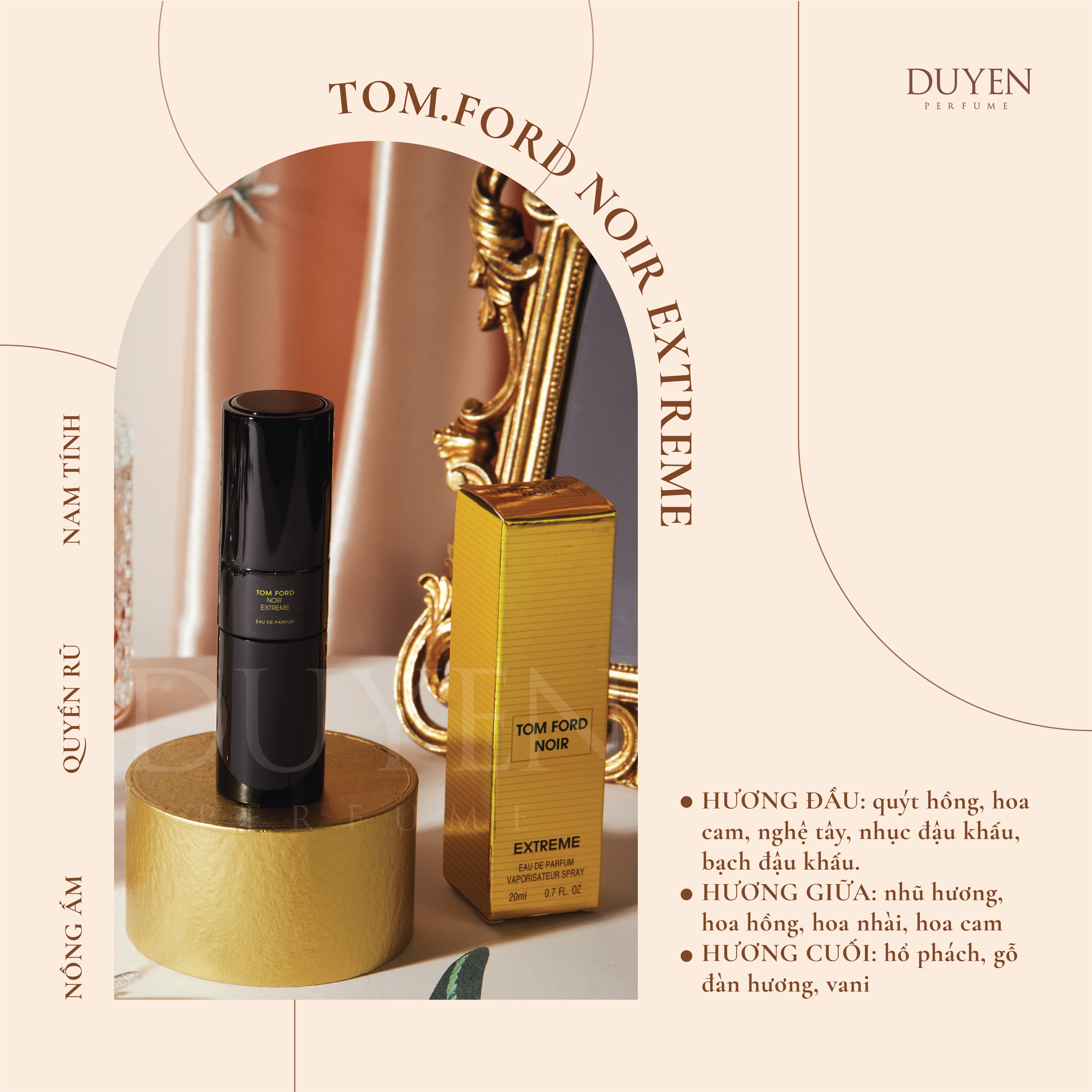 Duyenperfume - Nước Hoa Mni 20Ml Nam Tom.ford Noir Extreme