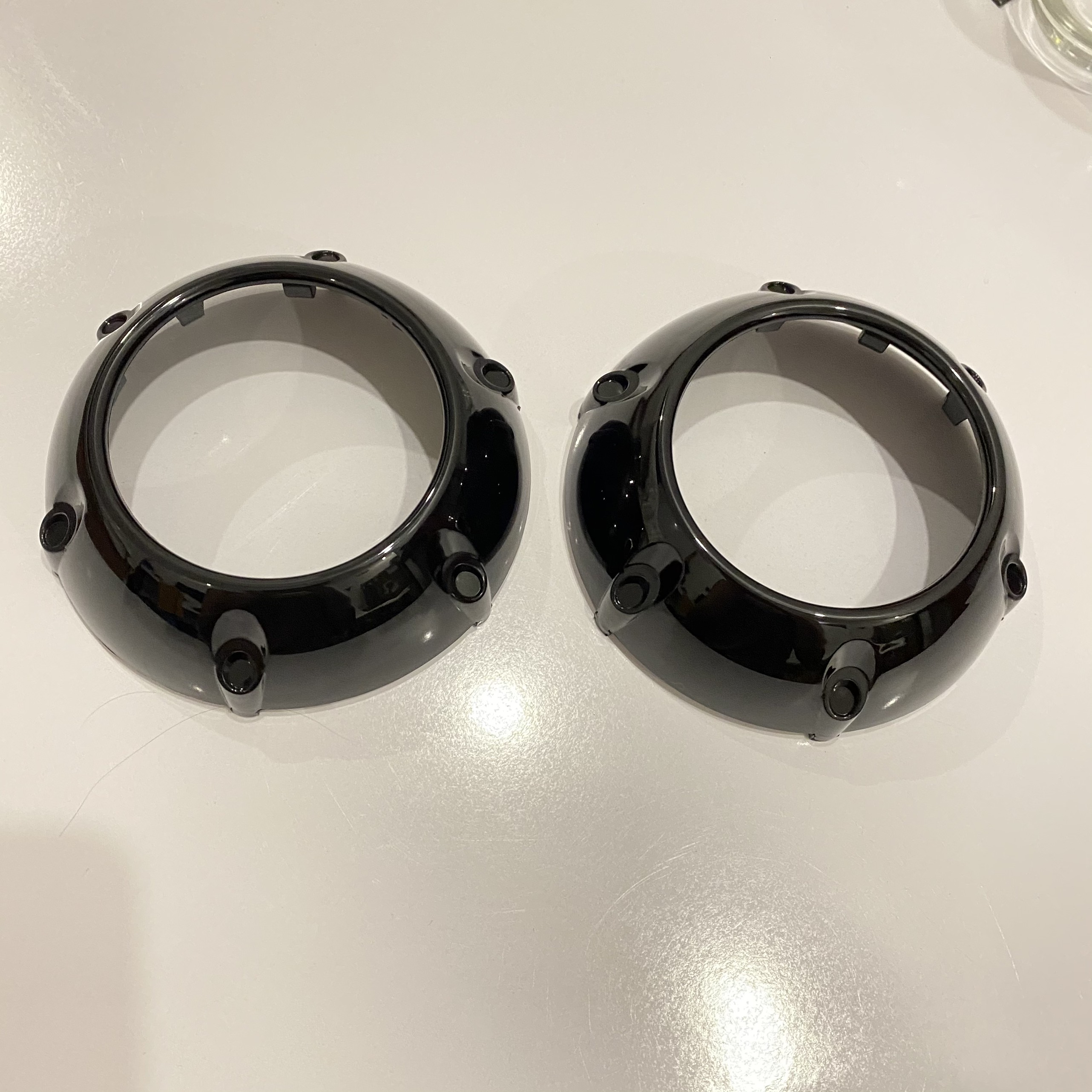2 cái Chụp mạ xi crom  cho đèn bi cầu xenon (không có Angel Eyes)