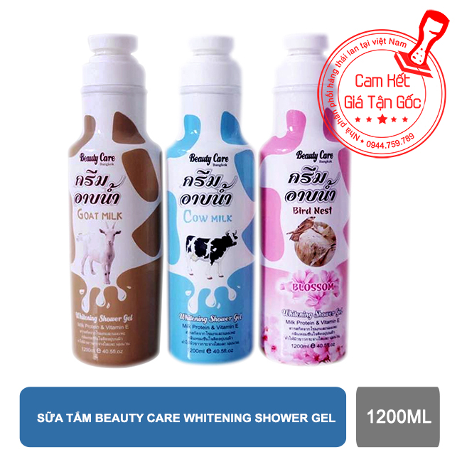 [Hcm]Sữa Tắm Beauty Care Bangkok 1200Ml Chai Tròn X1 Chai - Kho Thế Giới - 